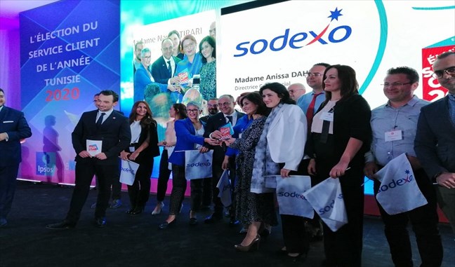 Sodexo Tunisie remporte le prix « Elu Service Client de l’année 2020